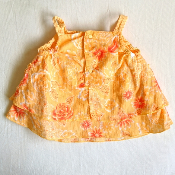 miniwear double layer floral summer dress with pockets 3 months - Picture 5 of 5